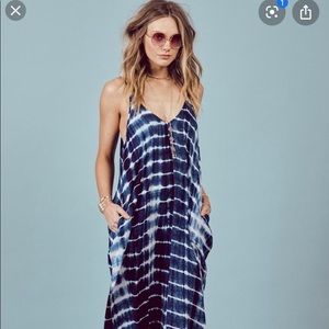 Love stitch tie-dye dress